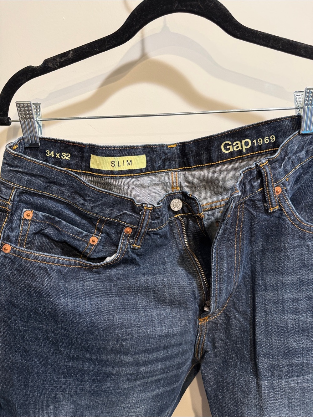 Gap 1969 Slim Men's Jeans - Dark Blue 34x32